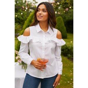 Fred David for Como Black, off shoulder top